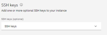 SSH keys