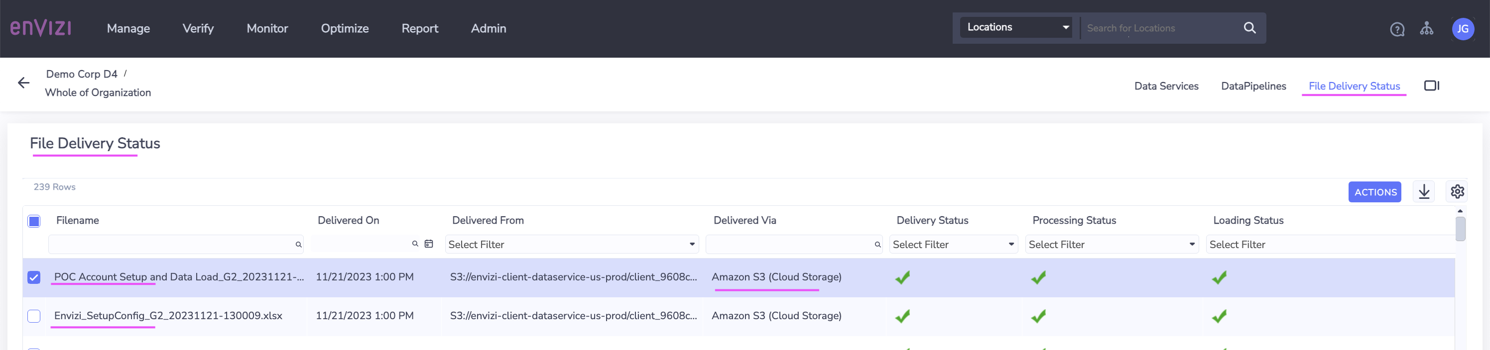 Integrate IBM Turbonomic data with IBM Envizi using Envizi Integration