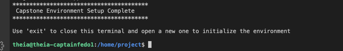 setup script done setup script done