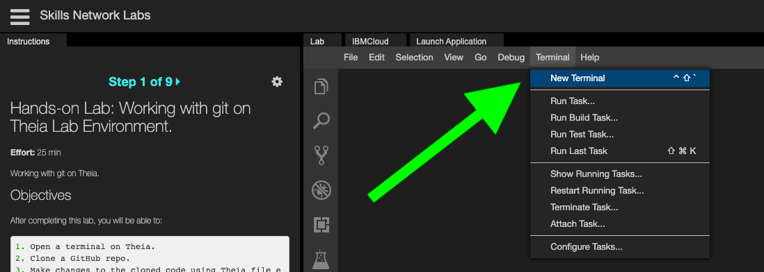 Open Terminal