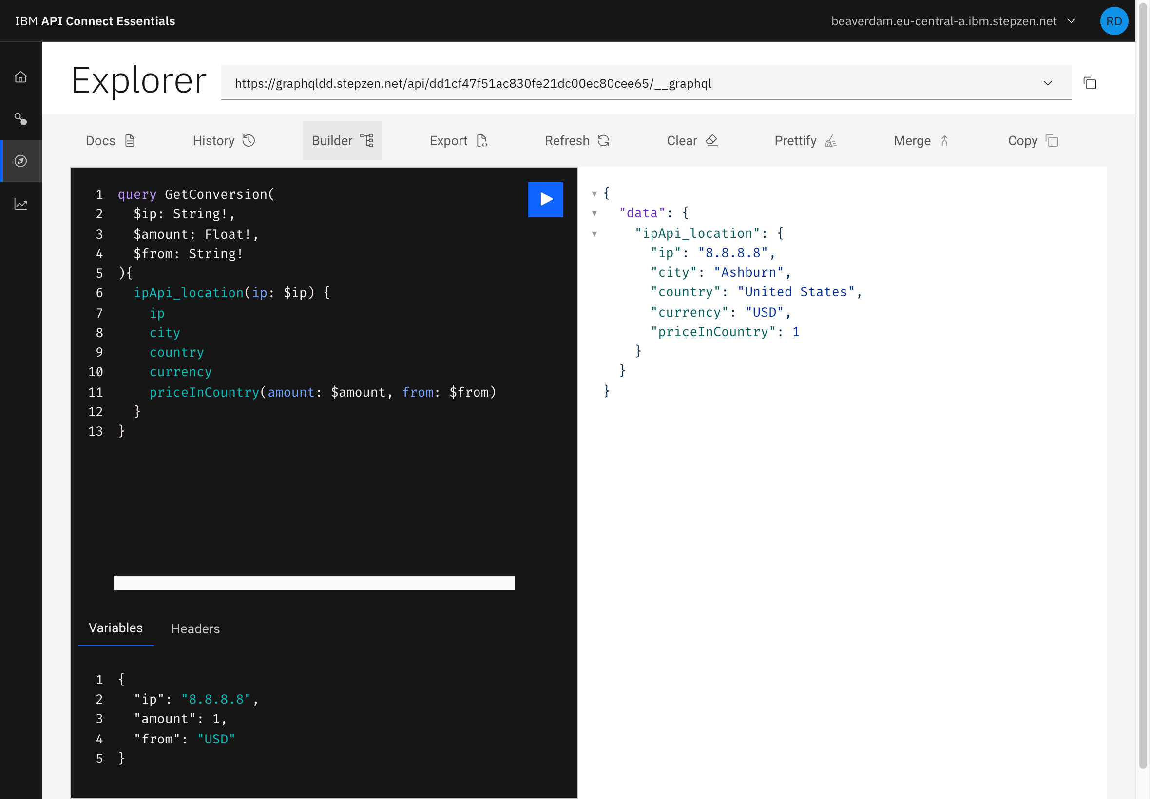 Combining multiple APIs in GraphiQL interface Combining multiple APIs in GraphiQL interface
