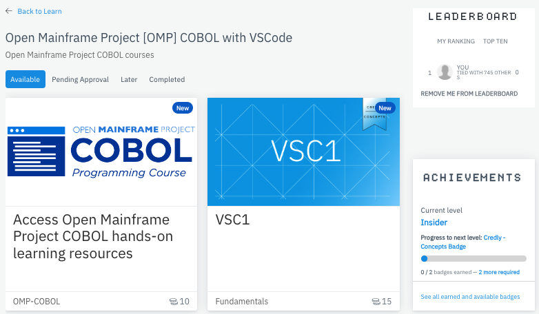 Exciting new user experience! The COBOL Programming Course Open ...